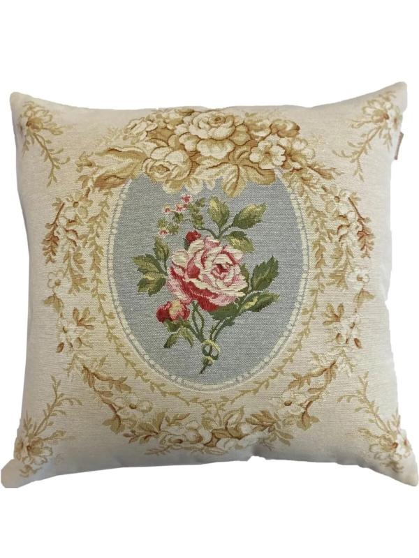 BELIEVE PROVENCIAL JAKARLI DOKUMA GOBLEN DEKORATİF KIRLENT KILIFI 45*45