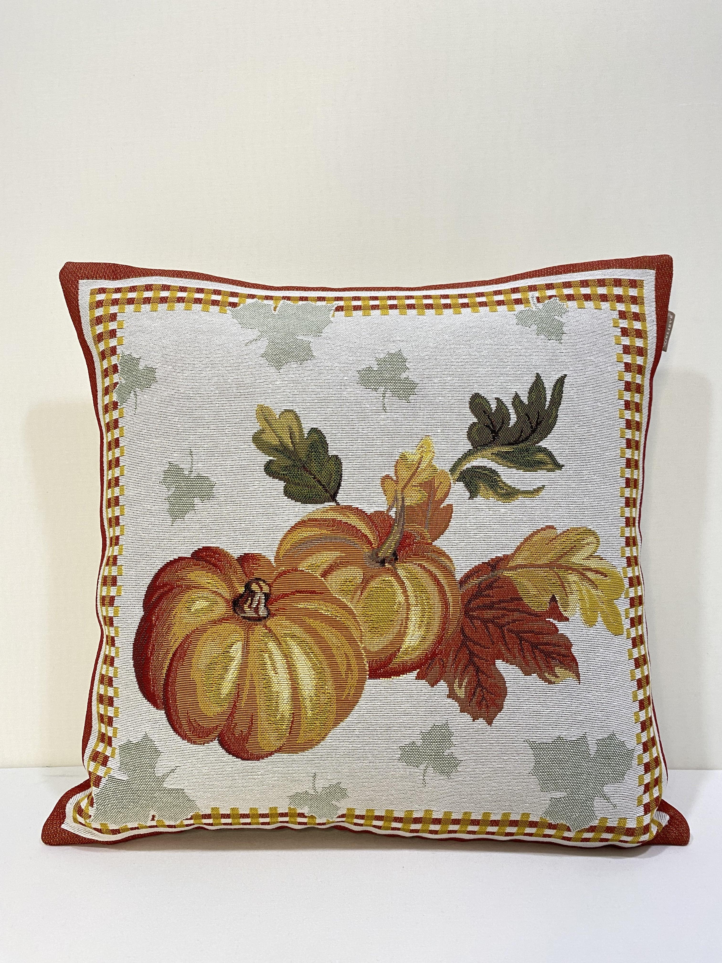 BELIEVE PUMPKIN JAKARLI DOKUMA GOBLEN DEKORATİF KIRLENT KILIFI 45*45