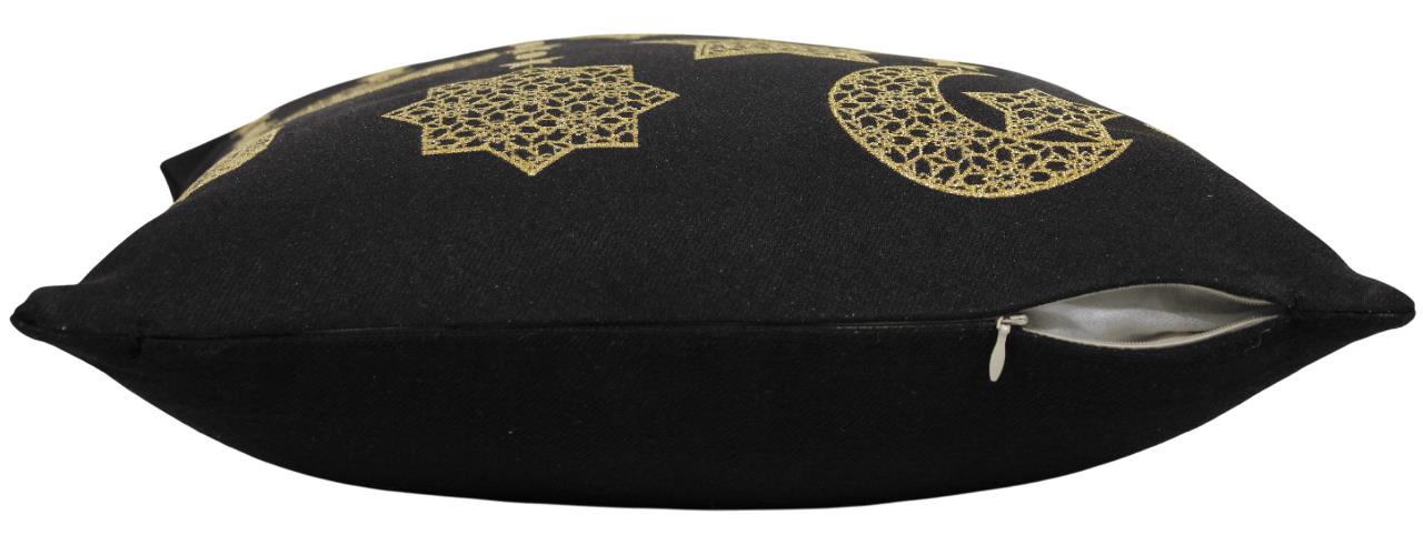 BELIEVE RAMAZAN FENER  JAKARLI DOKUMA GOBLEN   DEKORATİF SİYAH SİMLİ KIRLENT KILIFI 45*45