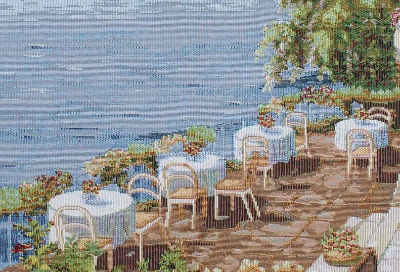 BELIEVE RIVIERA JAKARLI DOKUMA GOBLEN DEKORATİF  ÇERÇEVESİZ PANO TABLO 70*140