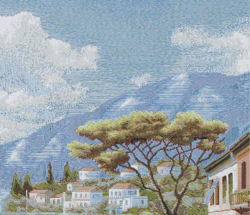 BELIEVE RIVIERA JAKARLI DOKUMA GOBLEN DEKORATİF  ÇERÇEVESİZ PANO TABLO 70*140