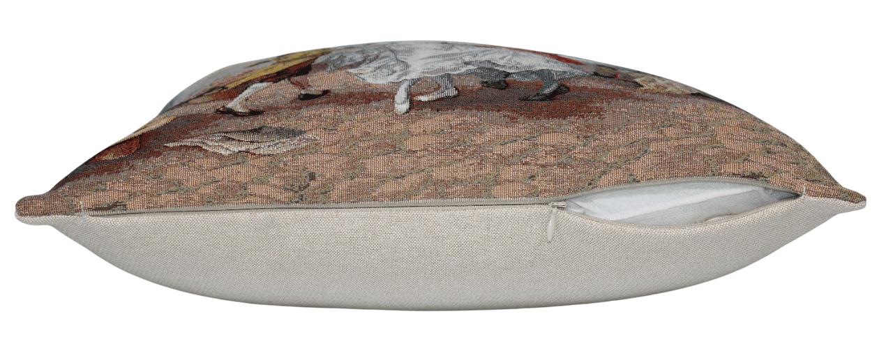 BELIEVE SADİE B JAKARLI DOKUMA GOBLEN DEKORATİF   İNSANLI RÖNESANS  KIRLENT KILIFI 45*45