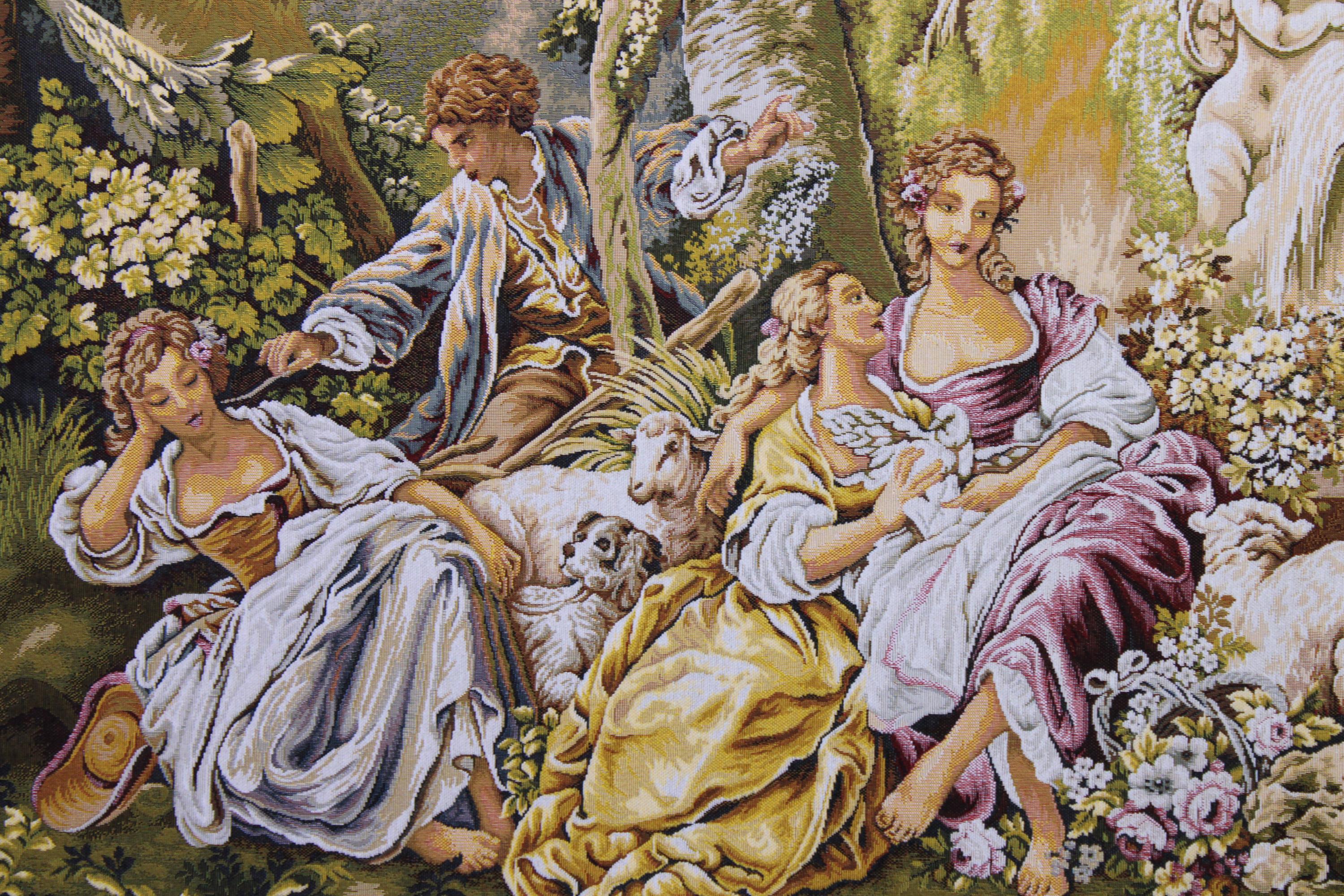 BELIEVE SAFA JAKARLI DOKUMA GOBLEN DEKORATİF    ÇERÇEVESİZ PANO TABLO 70*130