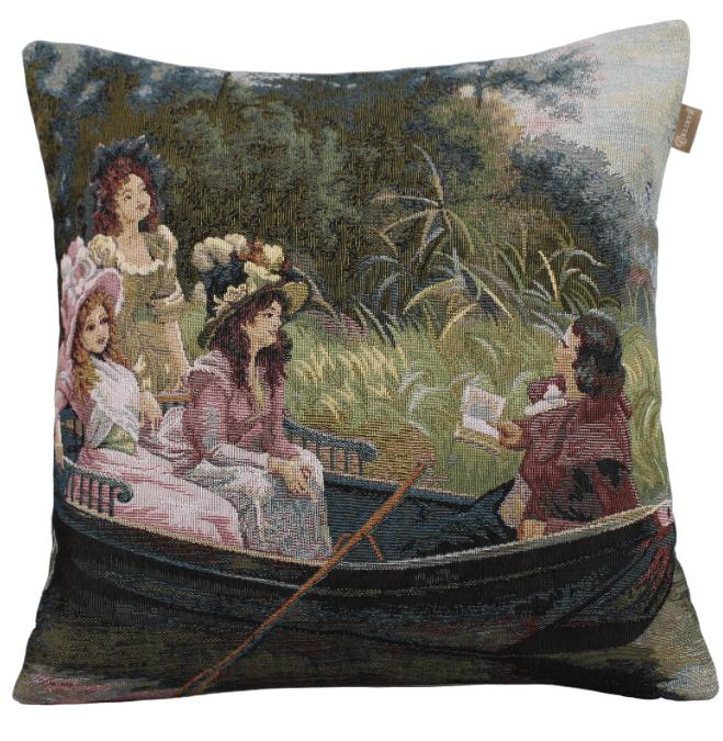 BELIEVE SANDAL SEFASI JAKARLI DOKUMA  GOBLEN DEKORATİF KIRLENT KILIFI 40*40