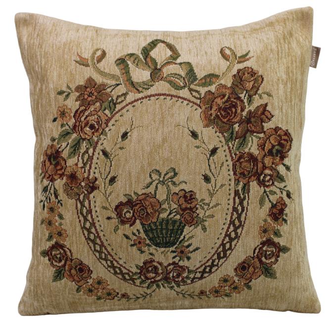 BELIEVE SEPETLİ JAKARALI  DOKUMA GOBLEN DEKORATİF KIRLENT KILIFI 40*40