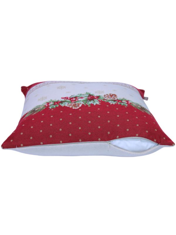 BELIEVE SHAY JAKARLI DOKUMA GOBLEN DEKORATİF   YILBAŞI KOZALAK KOKİNA  KIRLENT KILIFI 45*45