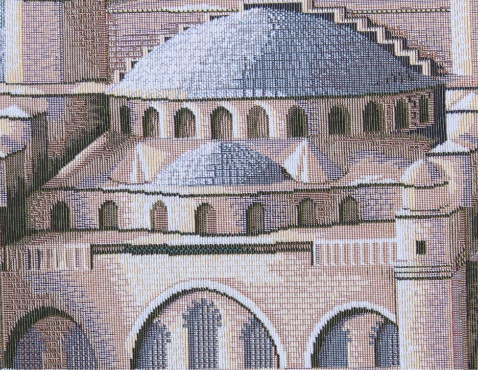 BELIEVE SULTAN AHMET JAKARLI DOKUMA GOBLEN   DEKORATİF  ÇERÇEVESİZ PANO TABLO 70*140