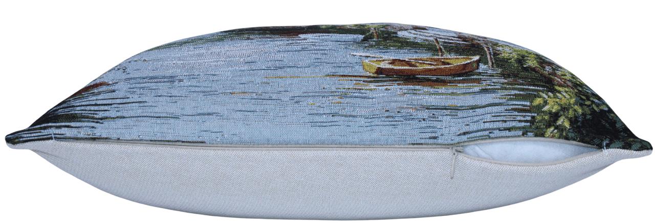 BELIEVE TOLEDO JAKARLI DOKUMA GOBLEN  DEKORATİF  MANZARA  KIRLENT KILIFI 45*45