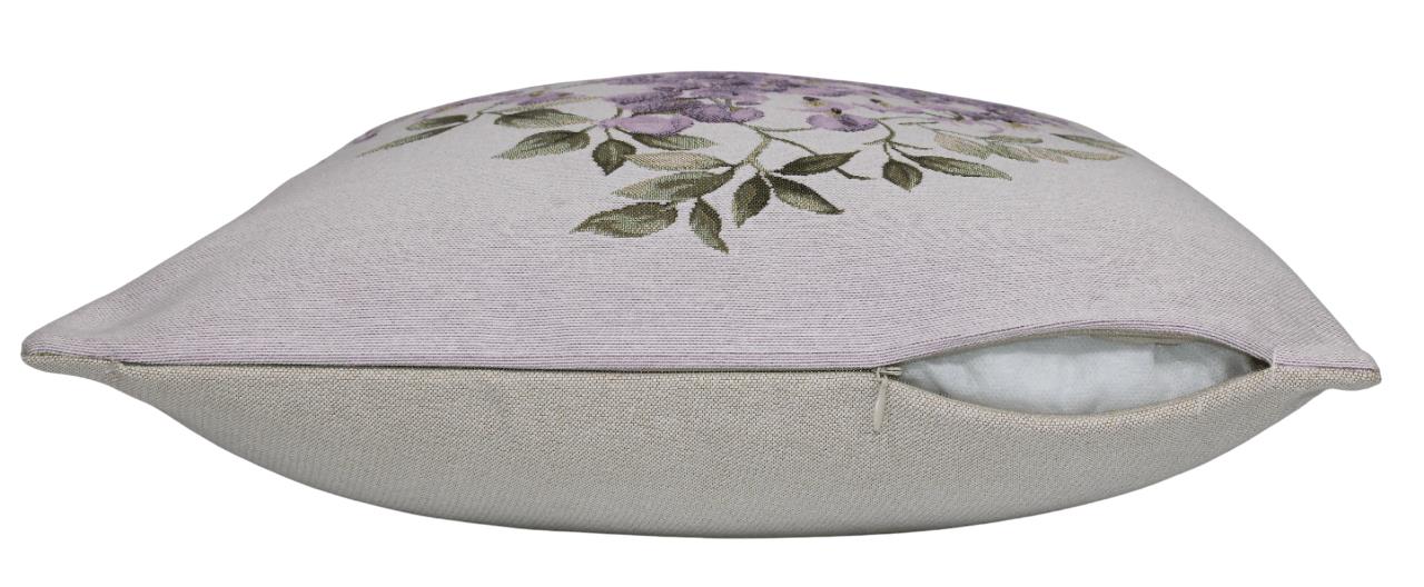 BELIEVE WİSTERİA  JAKARLI DOKUMA GOBLEN DEKORATİF  KIRLENT KILIFI  45*45