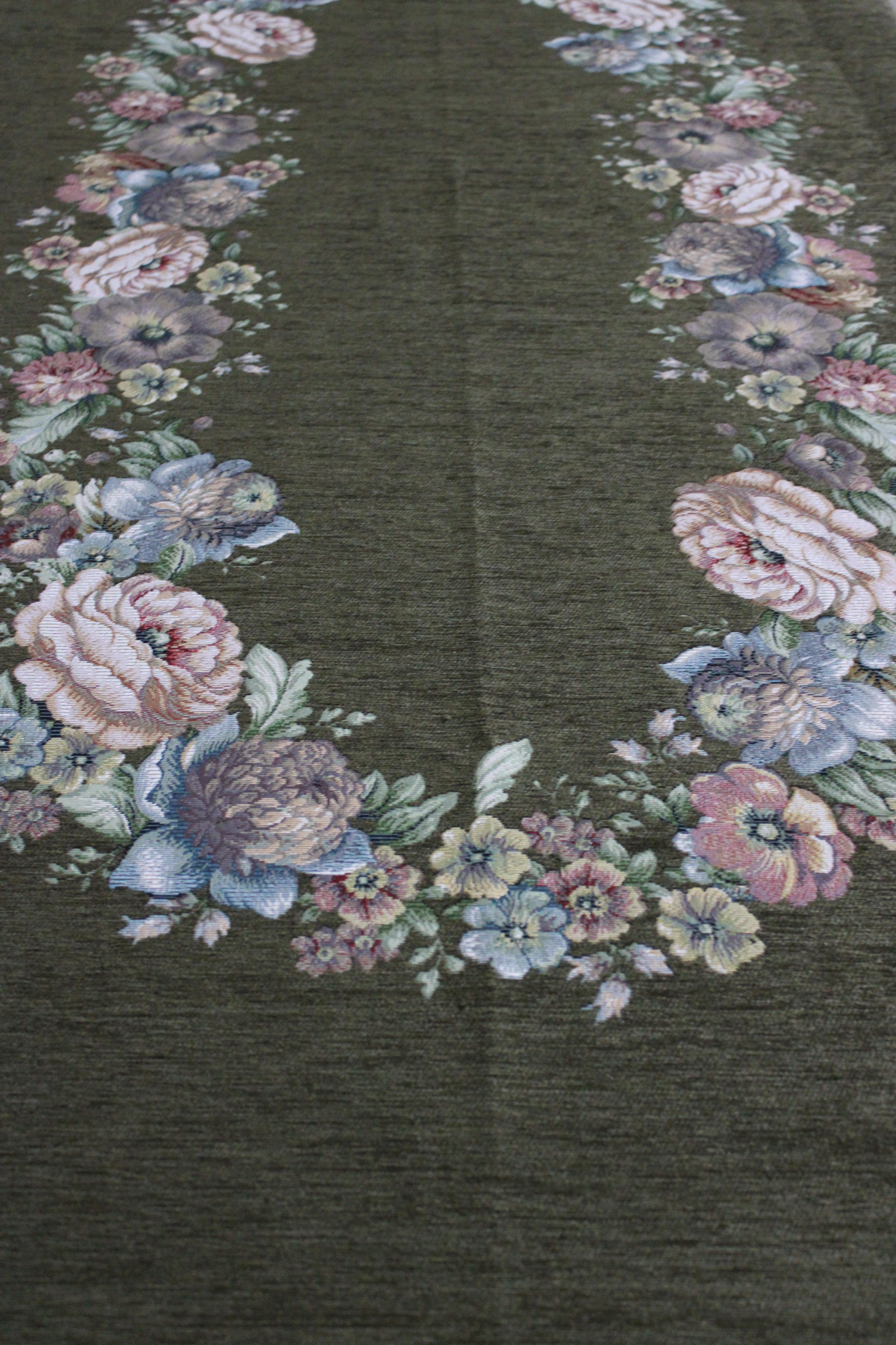 BELIEVE KINAY MASA ÖRTÜSÜ JAKARLI DOKUMA  GOBLEN DEKORATİF 160*260 ZEYTUNİ ŞÖNİL