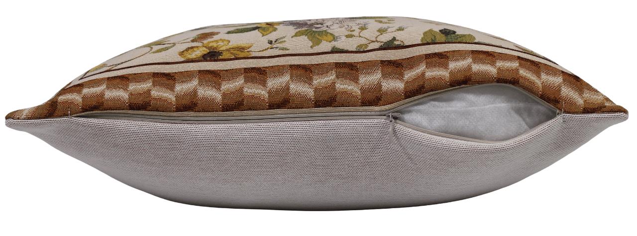 BELIEVE SELVİ JAKARLI DOKUMA GOBLEN  DEKORATİF KIRLENT KILIFI 40*40